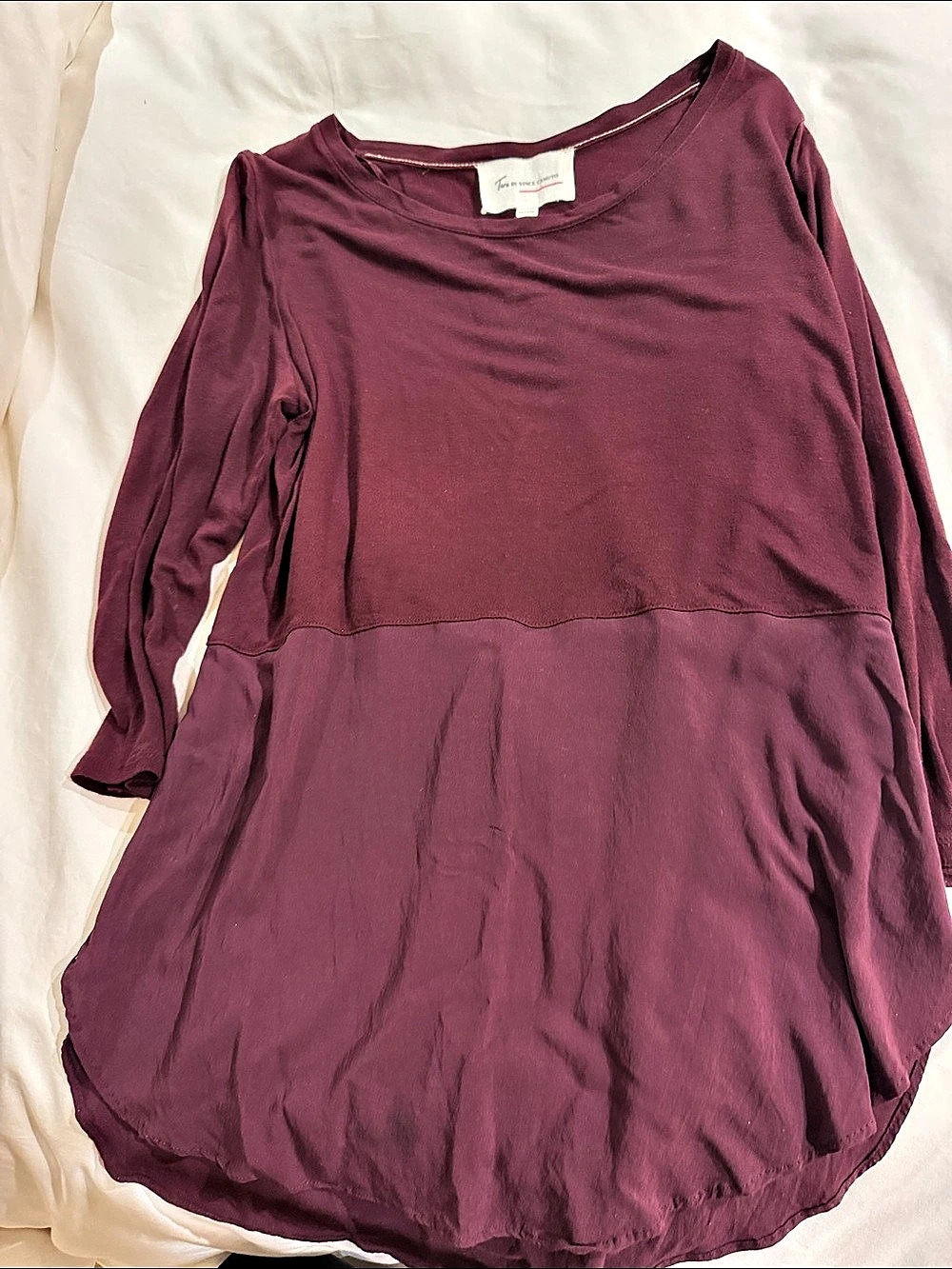 Long Sleeve Purple Tunic